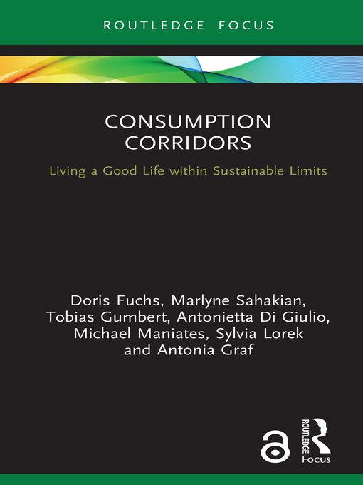 Title details for Consumption Corridors by Doris Fuchs - Available